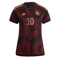 Germany Serge Gnabry #10 Replica Away Shirt Ladies World Cup 2022 Short Sleeve